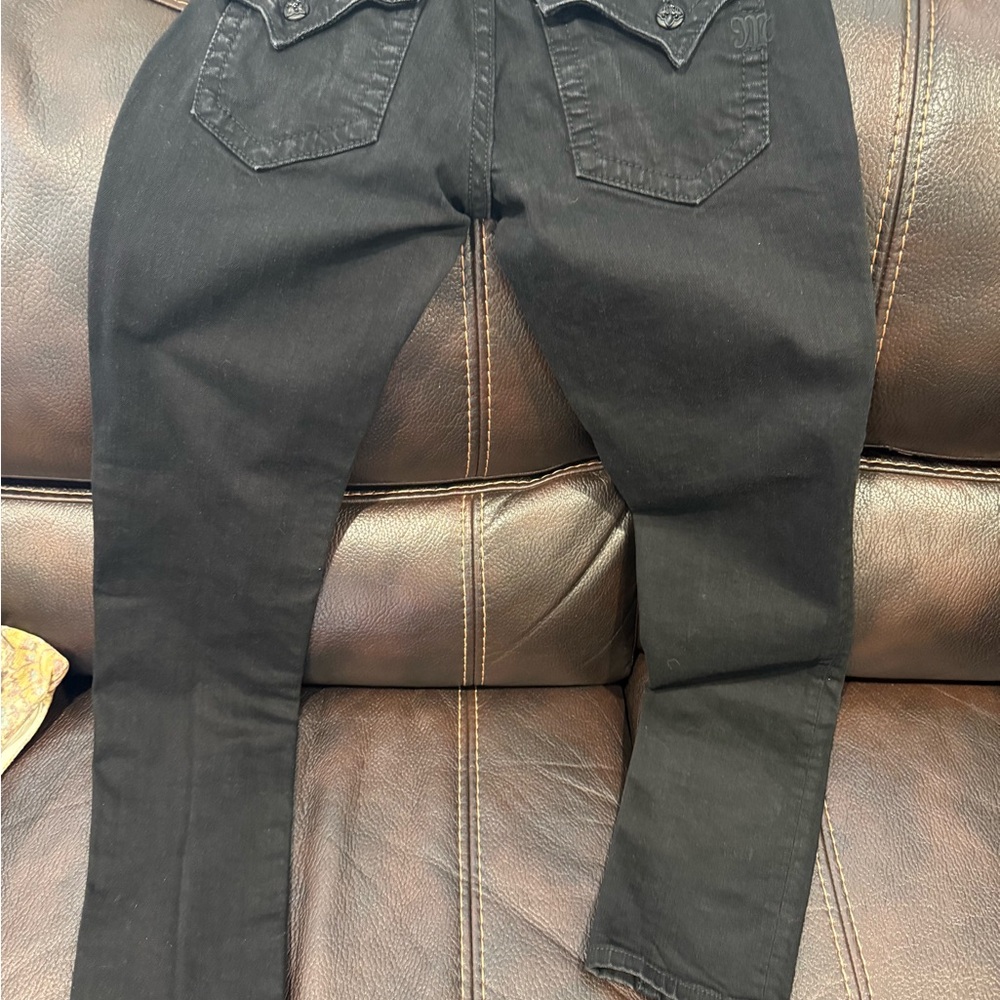 Miss Me Women's Black Straight Leg Jeans
